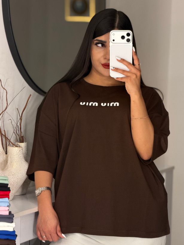 تیشرت باکسی MIU MIU
