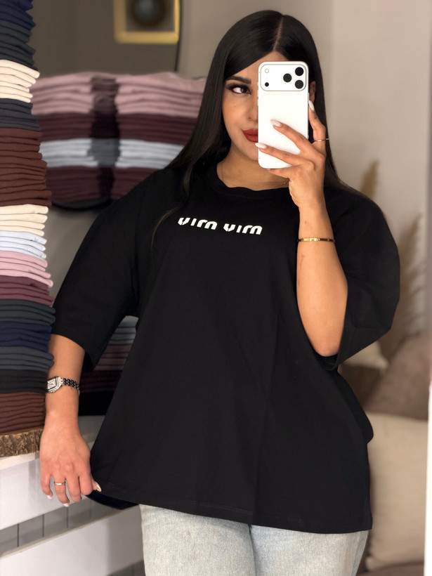 تیشرت باکسی MIU MIU
