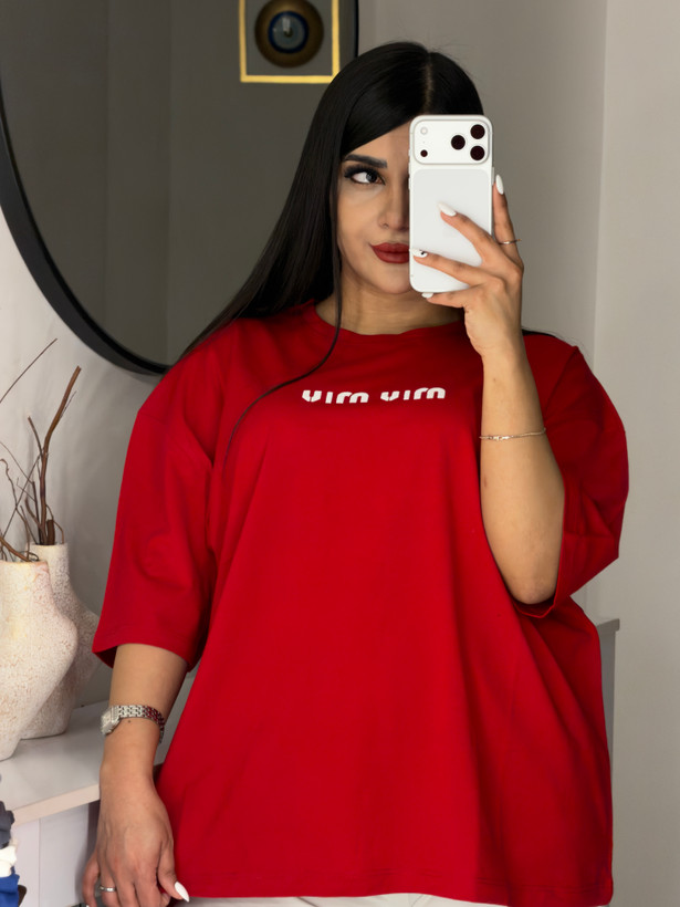 تیشرت باکسی MIU MIU