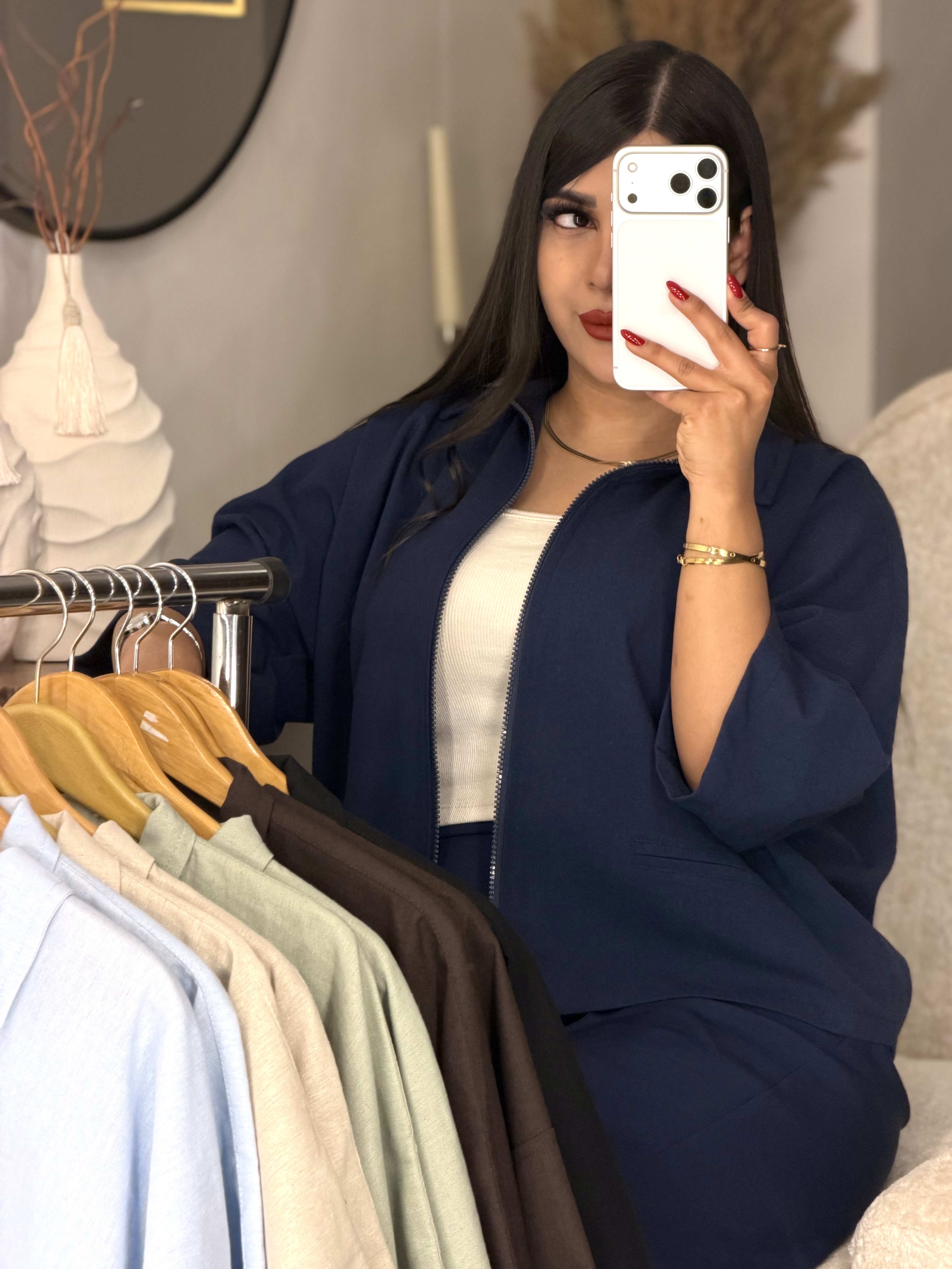 وست زیپدار (شومیز)  لینن 😍🤌🏼