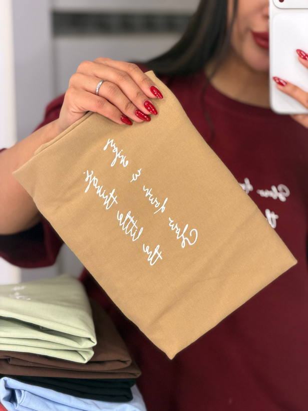 تیشرت باکسی آستین پاکتی💌 طرح The little