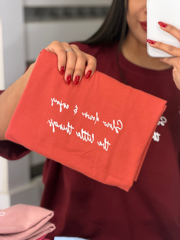 تیشرت باکسی آستین پاکتی💌 طرح The little