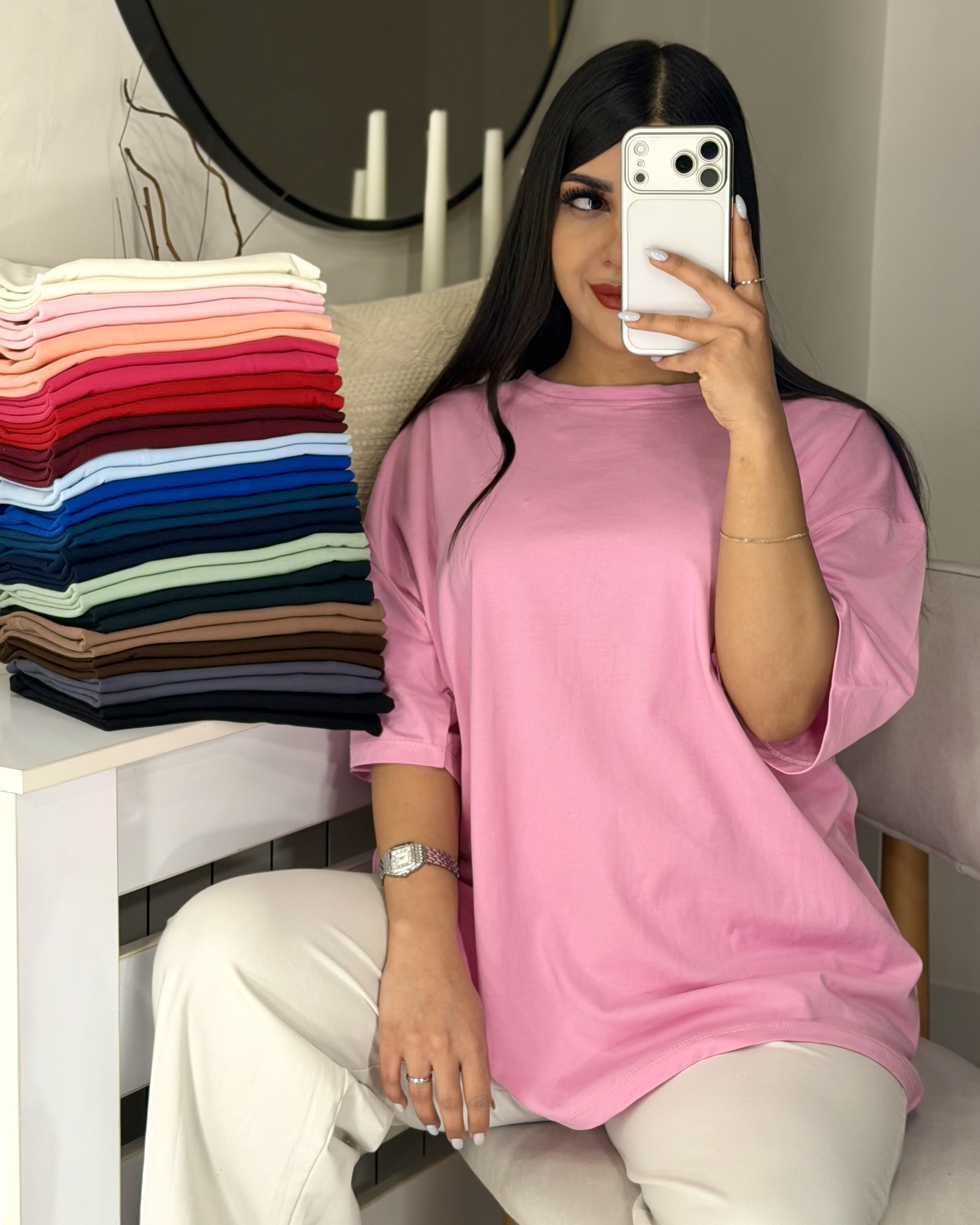 تیشرت باکسی ساده BASIC NEW👌🏾