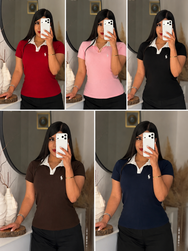 🔺پولوشرت یقه سفید😍🤌🏽