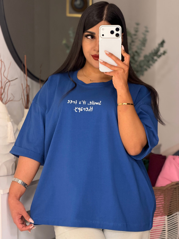تیشرت باکسی آستین پاکتی SMALL 💌