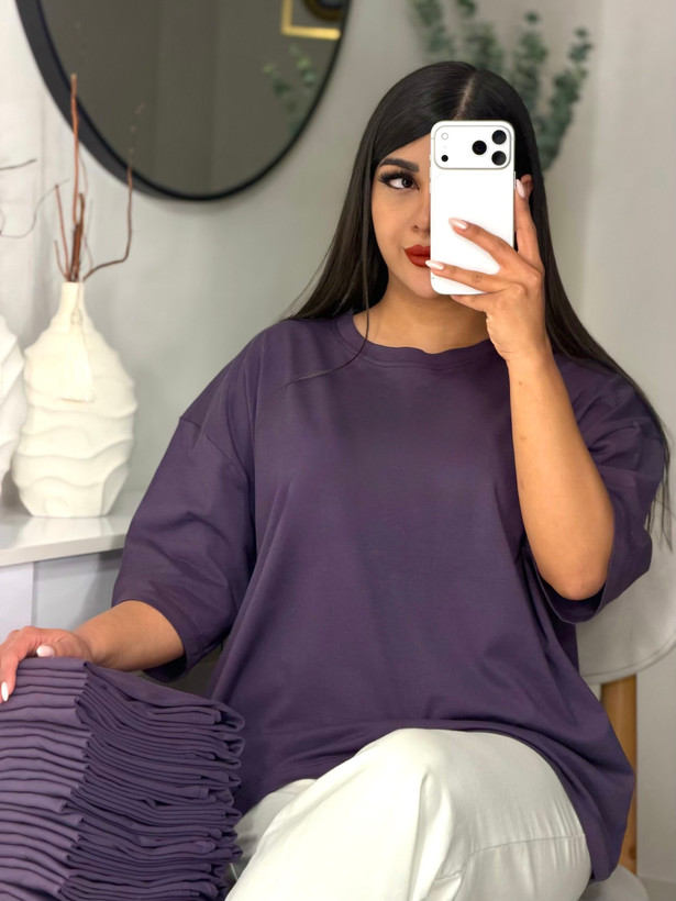 تیشرت باکسی ساده BASIC