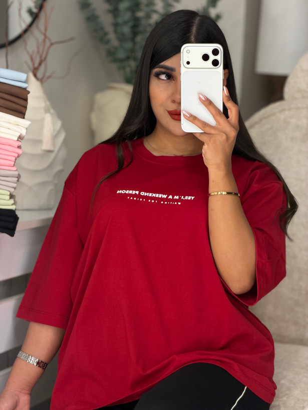 تیشرت YES l’M A WEEKEND