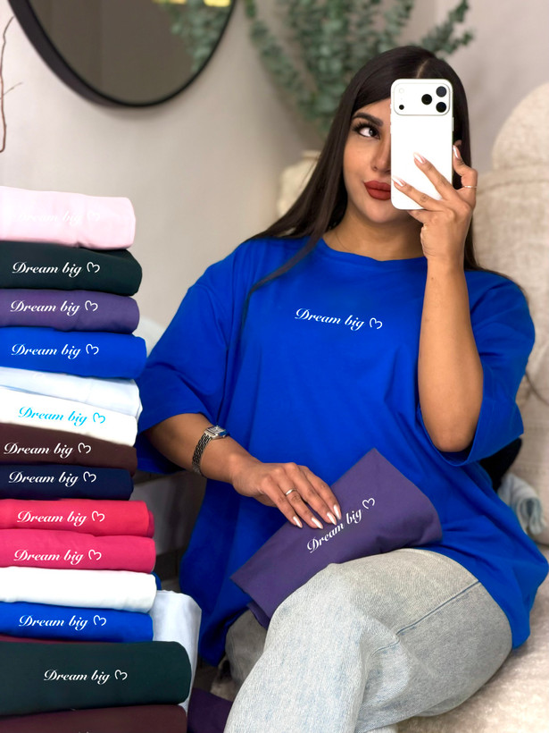 تیشرت باکسیDream big ᢉ